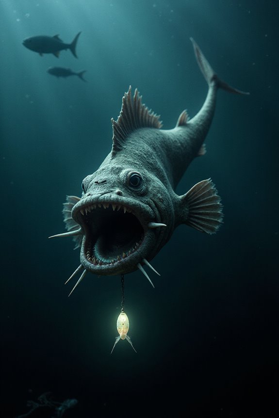 anglerfish deep sea predation adaptations