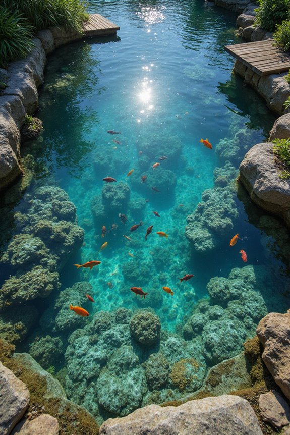 aquatic farm fish breeding