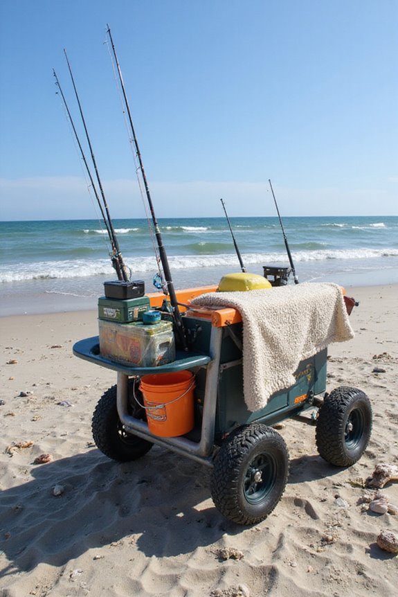 beach fishing cart considerations