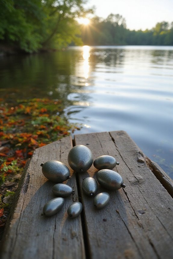 choosing effective fishing sinkers