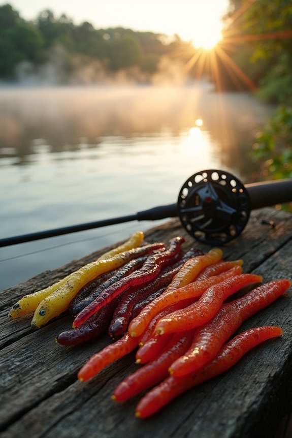 choosing effective fishing worms