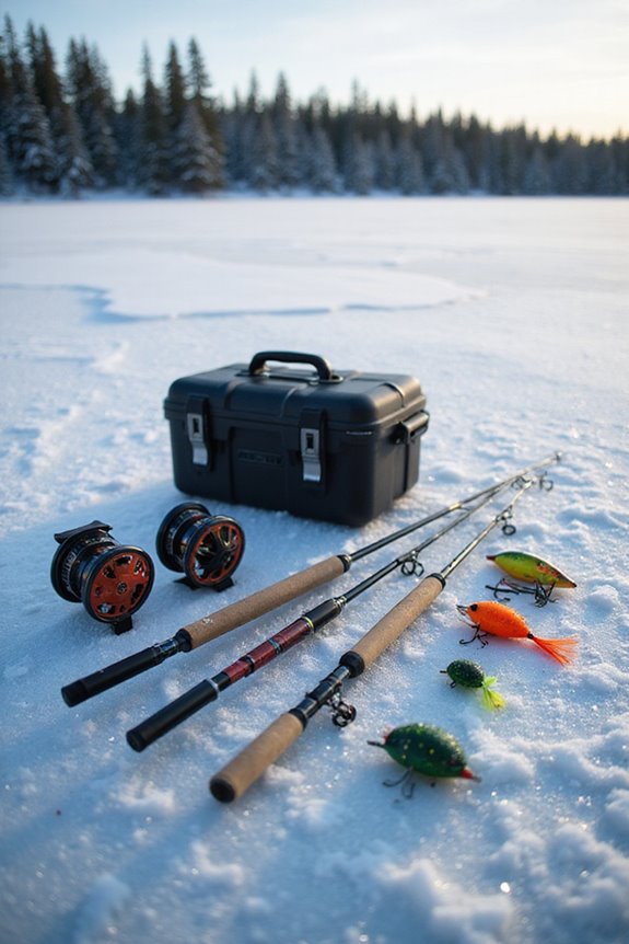 choosing ice fishing tackle