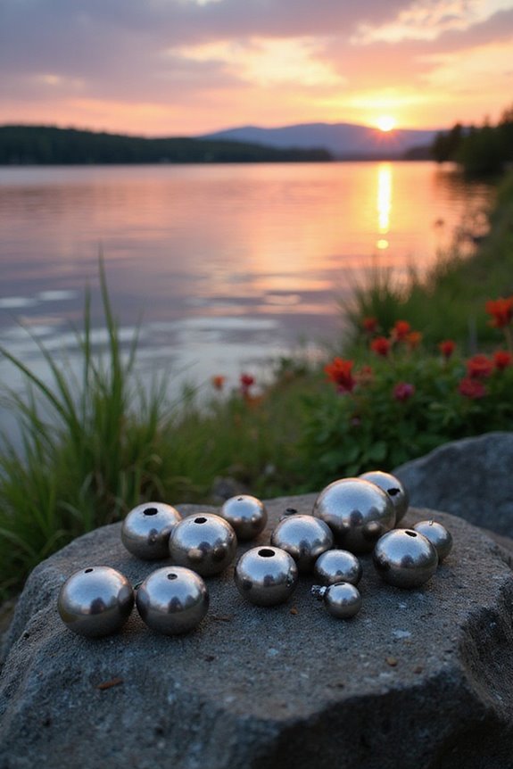 choosing tungsten fishing weights