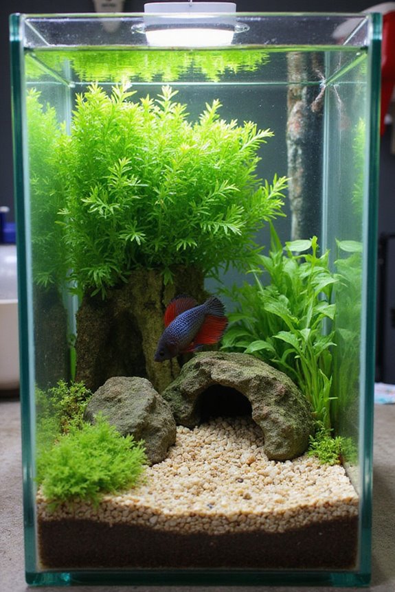 cleaning betta fish tank