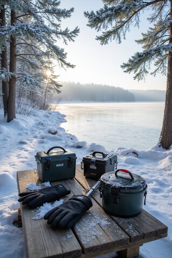 cold weather fishing gear
