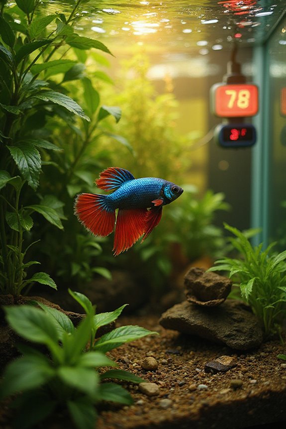 consistent temperature ensures betta health