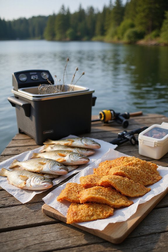 crispy fried fish preparation