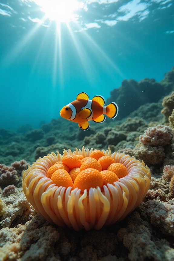 egg consumption in clownfish