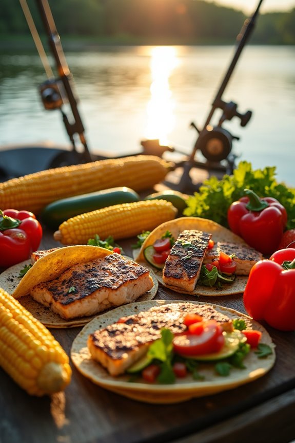 enhance fish tacos with vegetables