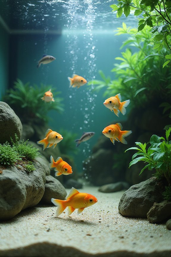 goldfish compatible tank mates
