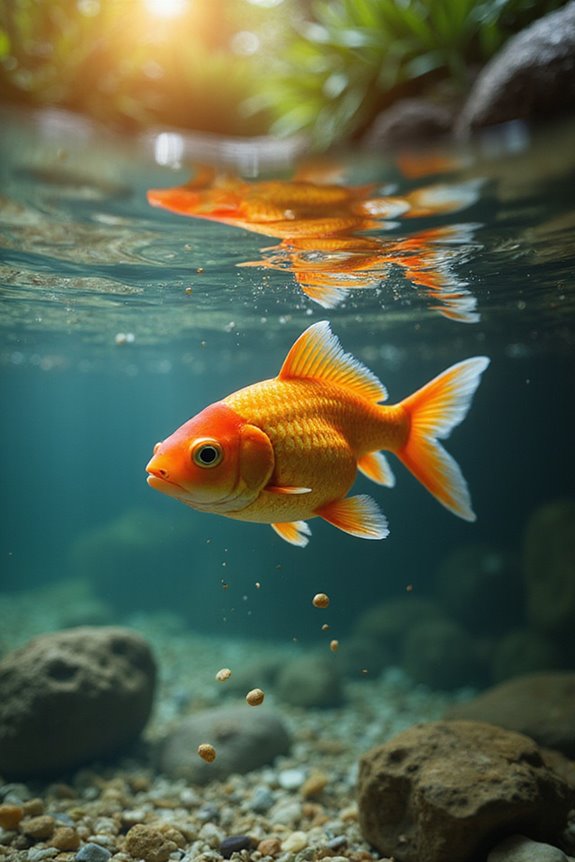 goldfish feeding routine tips