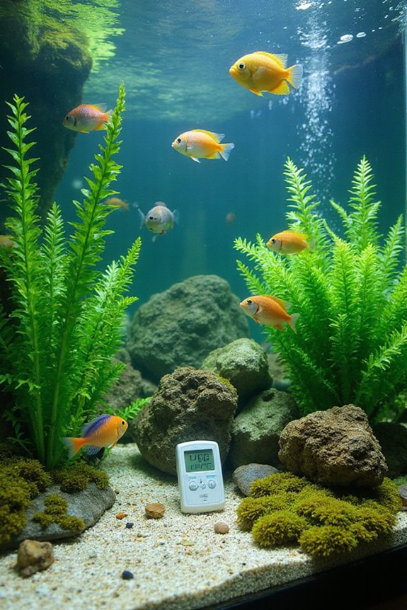 increasing fish tank ph
