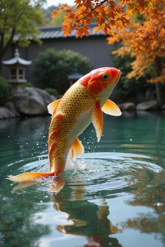 koi fish symbolize ambition