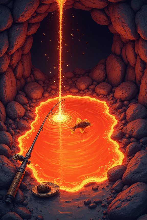lava fishing essential equipment