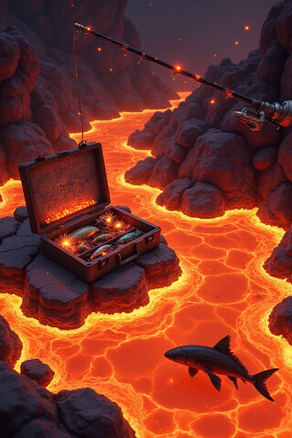lava pool bait collection