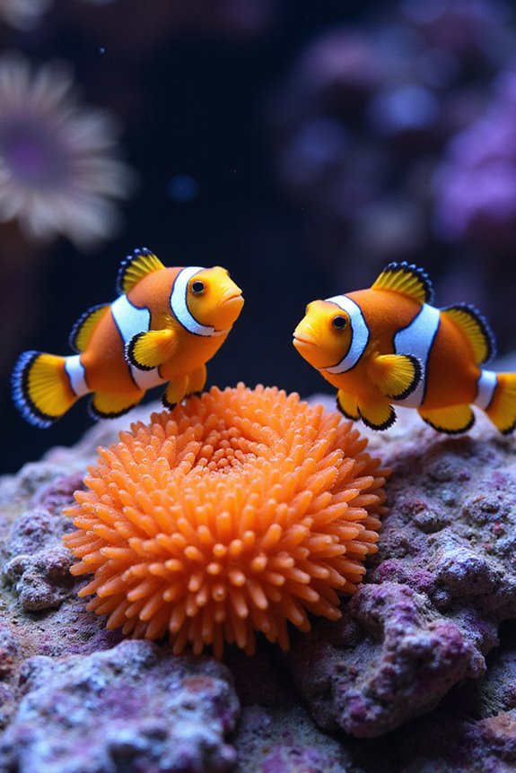 optimal clownfish breeding conditions