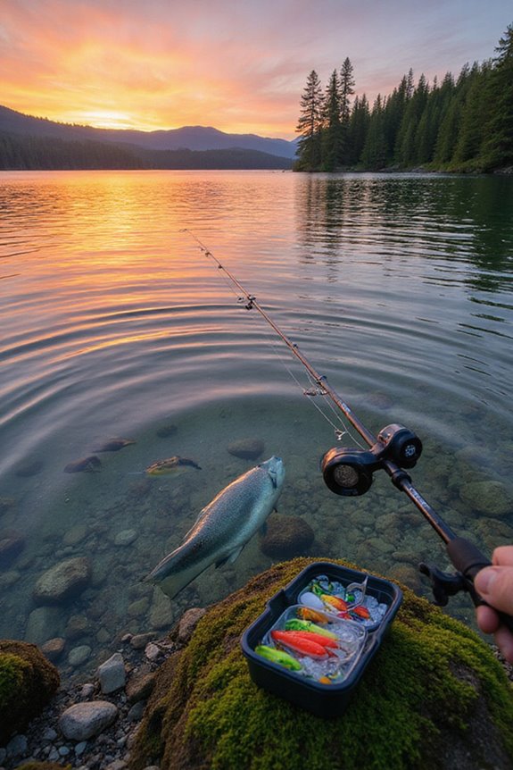 optimal fishing temperature preferences