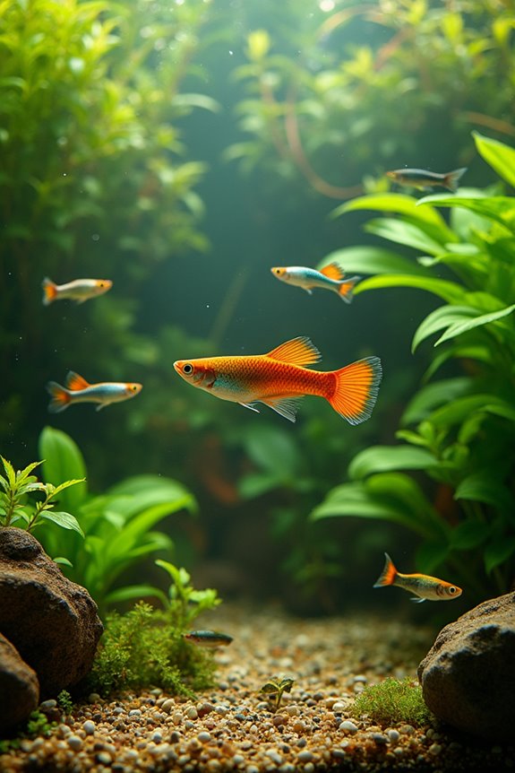 optimal guppy habitat requirements