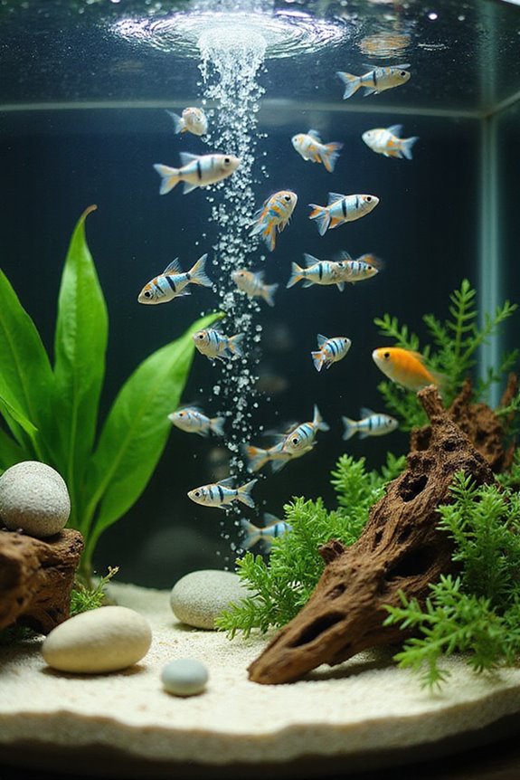 optimal schooling fish requirements