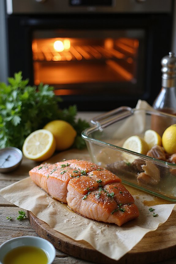 preheat oven prepare dish