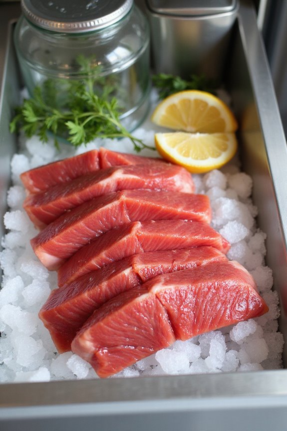 properly store fresh tuna