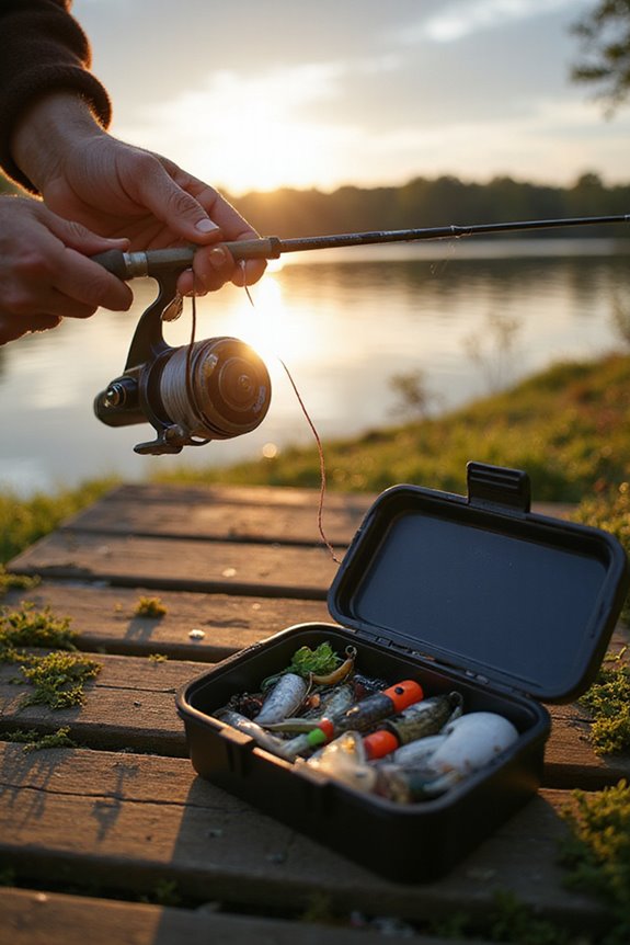 restringing a fishing pole
