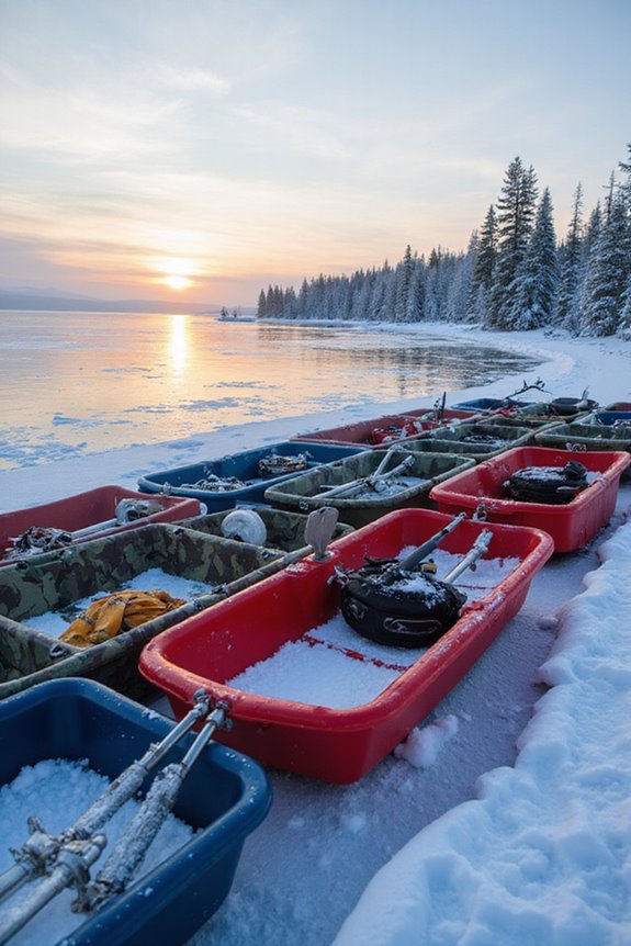 top ice fishing sleds