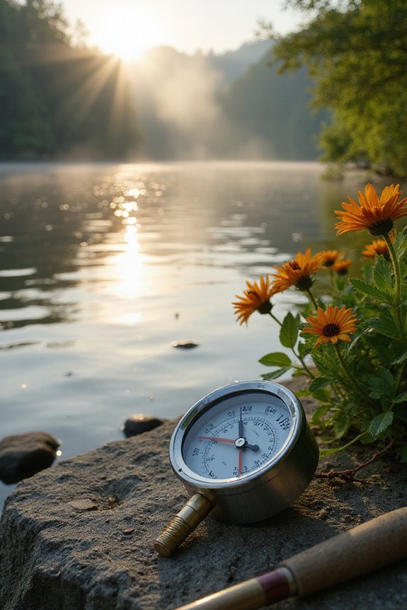 top water temperature gauges
