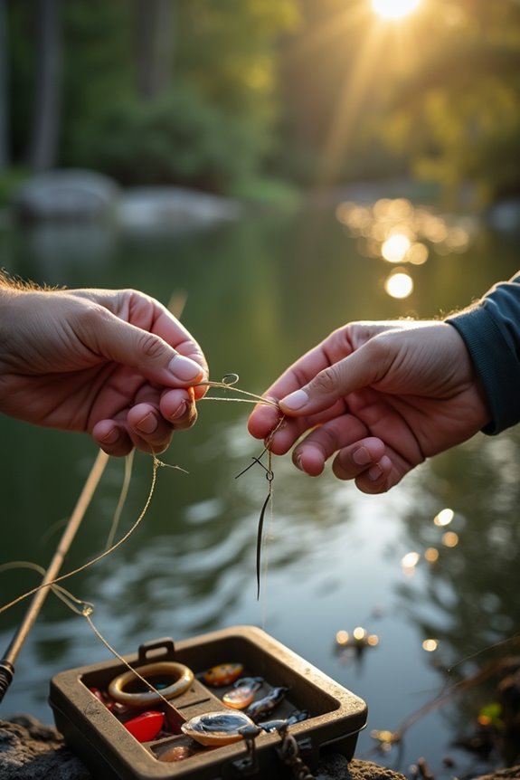 tying the palomar knot