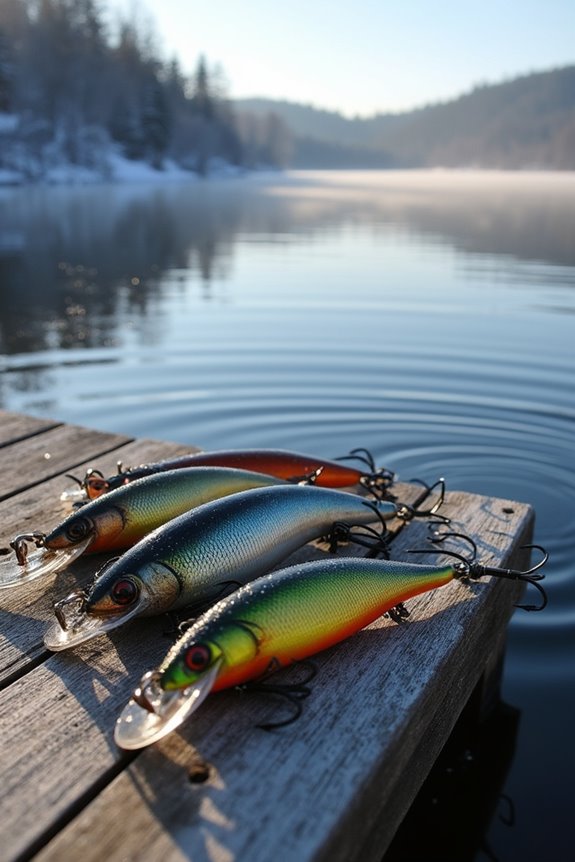 winter bass fishing lures