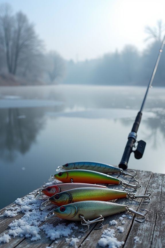 winter bass lure selection